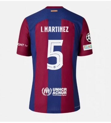 Barcelona Inigo Martinez #5 Hjemmebanetrøje 2023-24 Kort ærmer